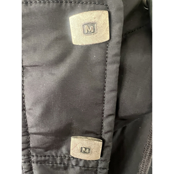 Vintage Metropolis Legacy Sz 14 Winter Parka Coat Black Tan Faux Fur Hood Lined - Picture 13 of 16